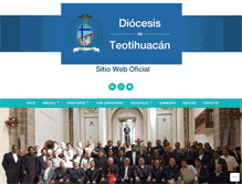 Tablet Screenshot of diocesisdeteotihuacan.org